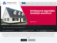 Tablet Screenshot of janssen-bouw.nl